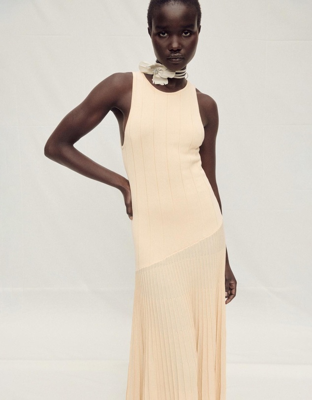 M.N.G - Piano Pleated Knitted Dress