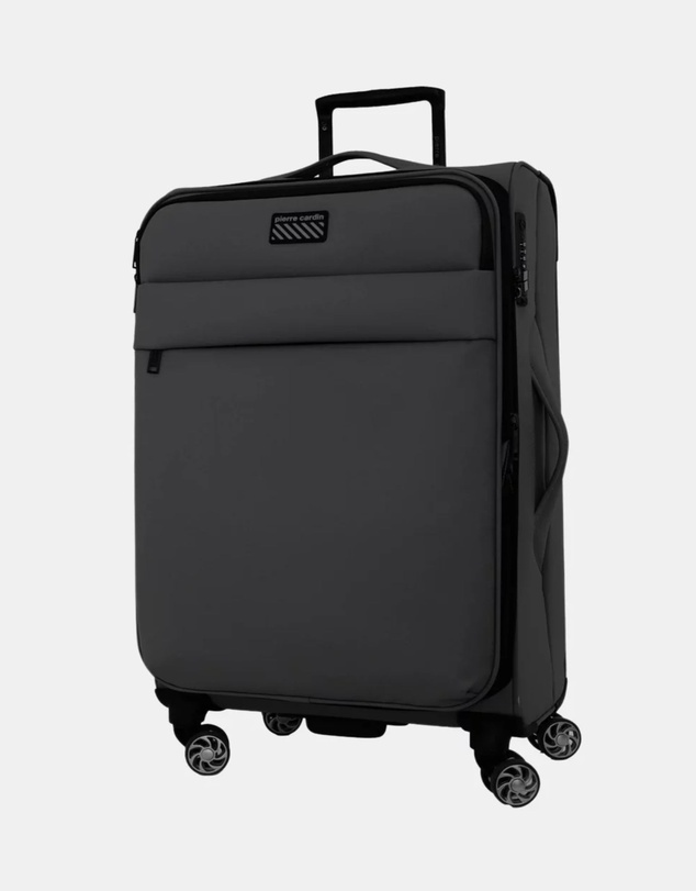 Pierre Cardin - Pierre Cardin 69cm Soft Water-Repellent Medium Suitcase Spinner