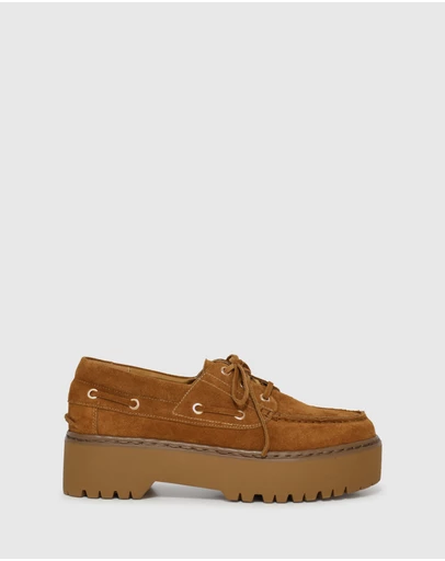Belle & Bloom - Yachting Day Suede Boat Shoe