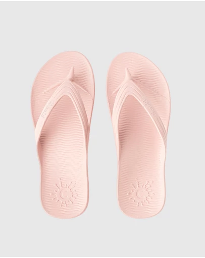 Tolu Australia - Pink Thongs With Arch Support
