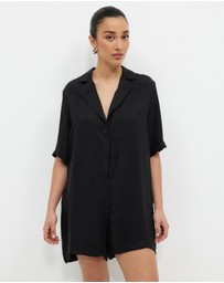 Calli - Cupro Slouch Playsuit