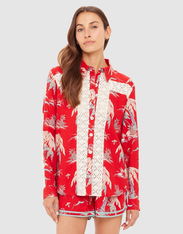 The Upside - Palma Bobbi Collared Shirt
