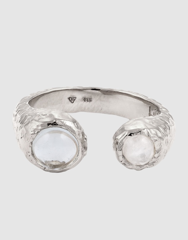 Haze & Glory - ICONIC EXCLUSIVE - Ring Aqua Moon 925 Sterling Silver