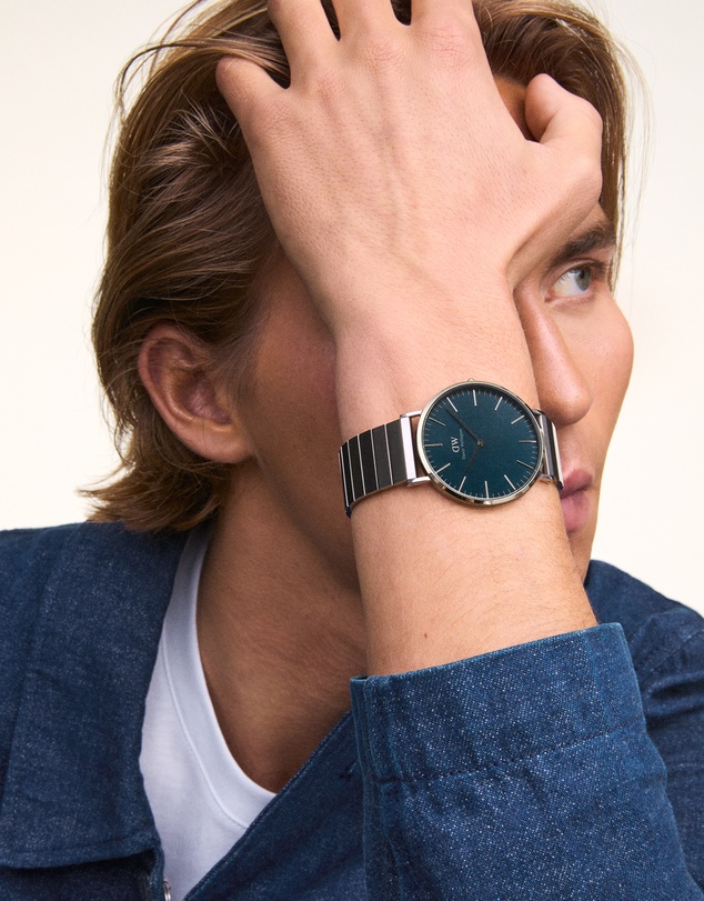 Daniel Wellington - Classic 40mm Sterling Piano Brushed Arctic
