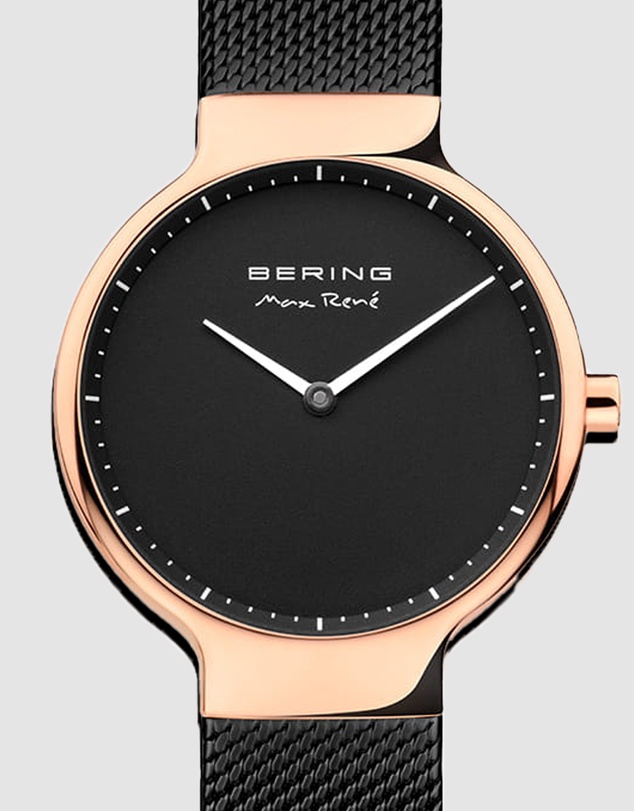 Bering - Ladies Max René 31mm Rose Gold Black Watch