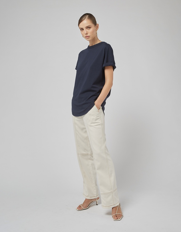 DRICOPER DENIM - Slouchy Navy Tee