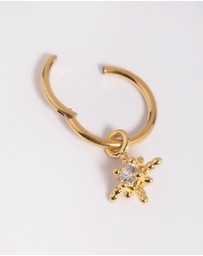 Lovisa - Gold Plated Titanium Crystal Star Clicker