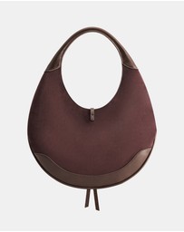 JW PEI - Colette Faux Suede Crescent Hobo Bag
