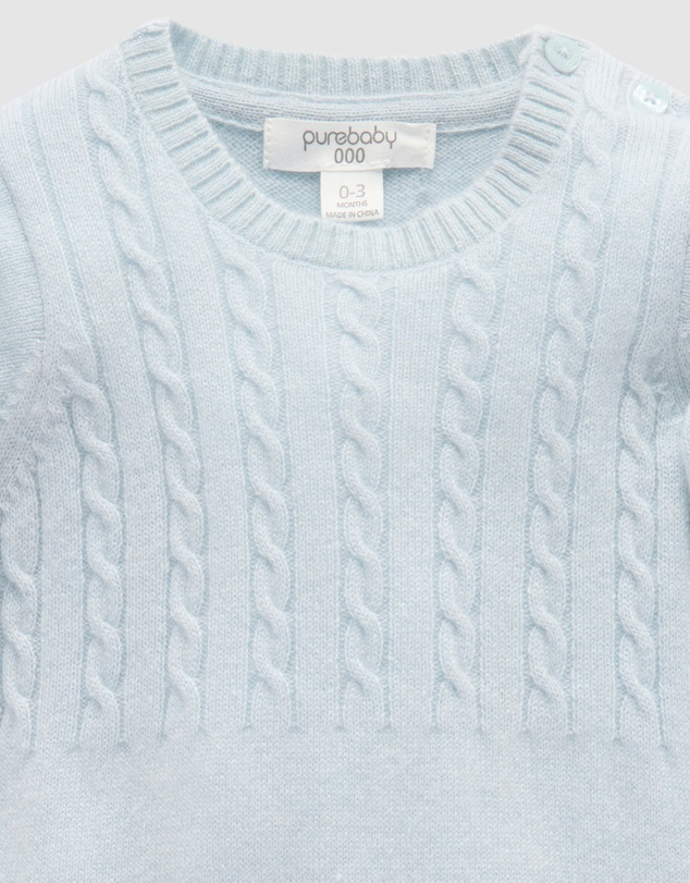 Purebaby - Cashmere Growsuit -Kids-Babies