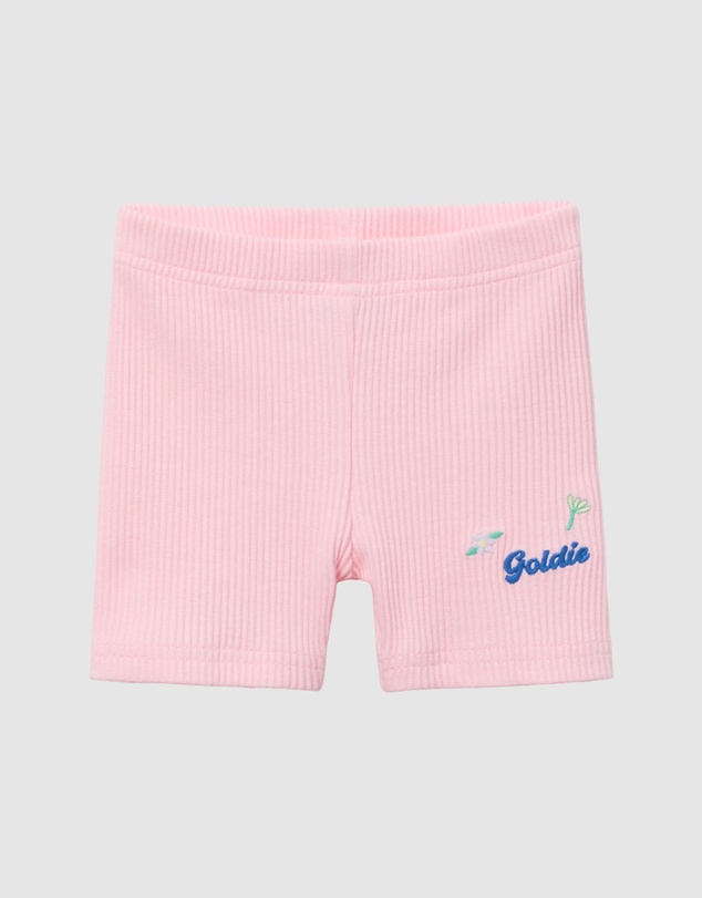 Goldie + Ace - Embroidered Bike Shorts - ICONIC EXCLUSIVE - Babies-Kids