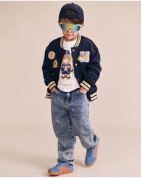 Huxbaby - Collegiate Hux Cord Jacket - Babies-Kids