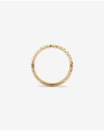 Michael Hill - Hammered Finish Ring in 10kt Yellow Gold