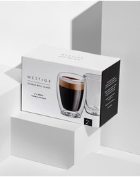 Mestige - Double Tempered Wall Glasses - 2 pack