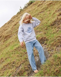Skwosh - You Little Ripper Kids Crew Neck Sweat in Grey Marle