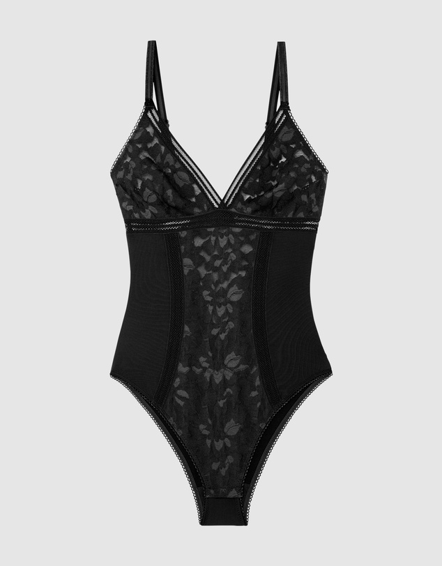 Passionata - Gardenia Wirefree Lingerie Bodysuit With Lace
