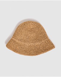 Subtitled - East Straw Bucket Hat