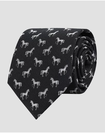 Abelard - Formal Horses Jacquard Tie