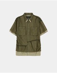 Andersson Bell - Check Sheer Layered Shirt