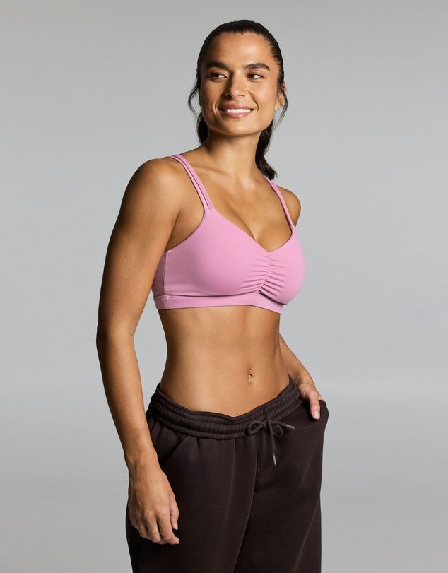 Rockwear - Rouched Medium Impact Sports Bra D E