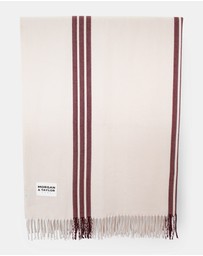 Morgan & Taylor - Freya Throw Blanket in Beige