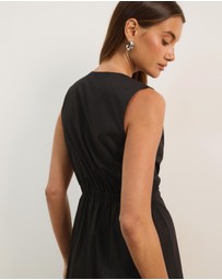 Atmos&Here - Ida Cotton Poplin Midi Dress