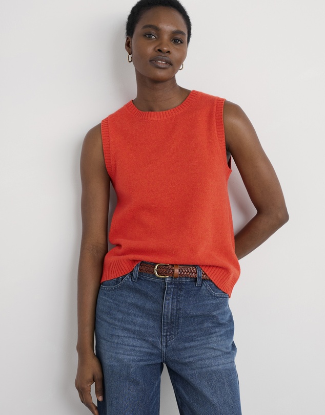 Seasalt - Seasalt Cornwall Orange East View Vest