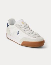 Polo Ralph Lauren - Leather-Suede Low-Top Sneakers - Women's