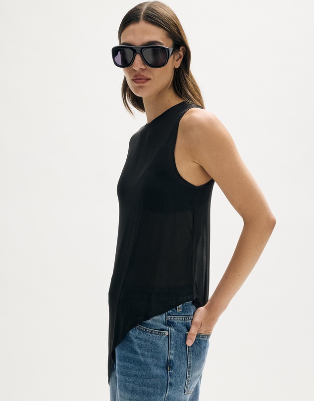 Minima Esenciales - Nila Draped Asymmetrical Top