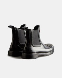 Hunter - Commando Chelsea Gloss Boots - Women's
