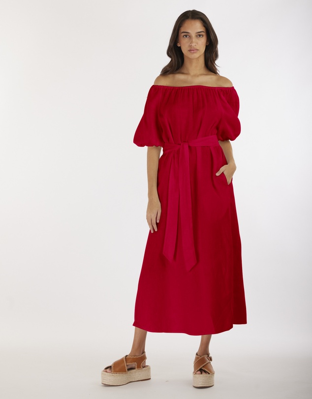 Amelius - Wren Linen Maxi Dress