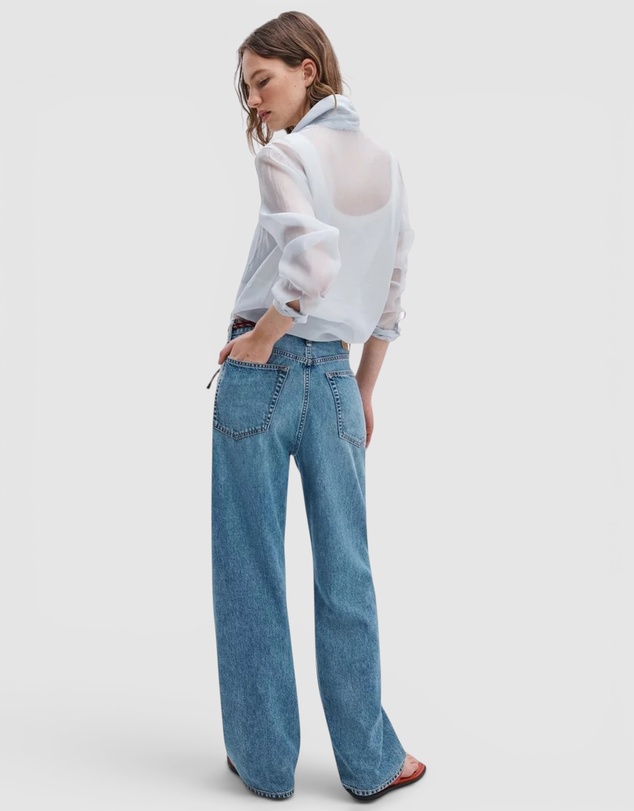 rag & bone - Featherweight Logan Wide Jeans