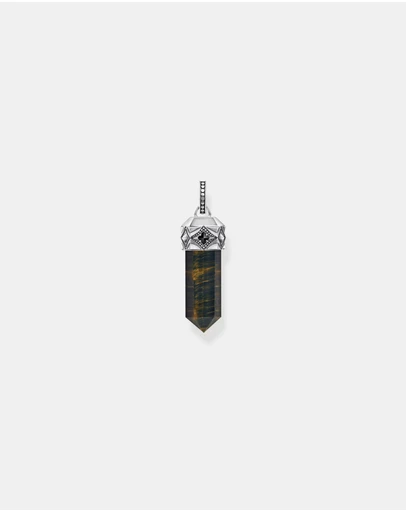 THOMAS SABO - Crystal Pendant made from Golden Blue Tiger's Eye