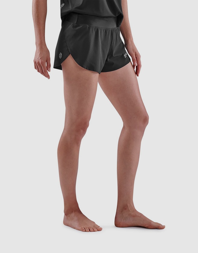 SKINS - SKINS Women's Series-3 Running/Gym Run Shorts Activewear Black