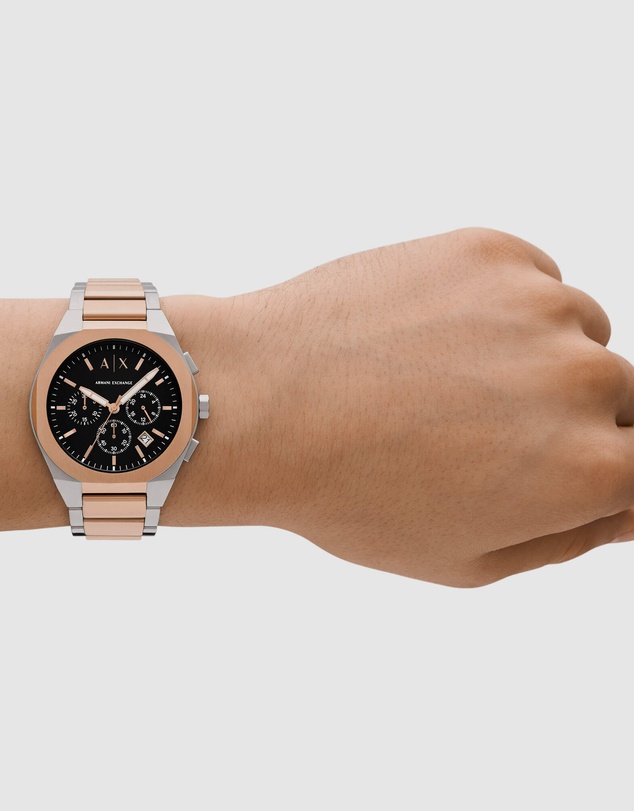 Armani Exchange - Two Tone Chronograph Watch