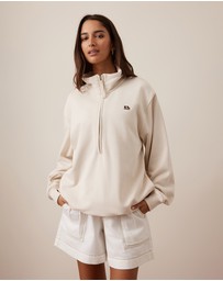 Ceres Life - Lonny Oversized Half Zip Sweat
