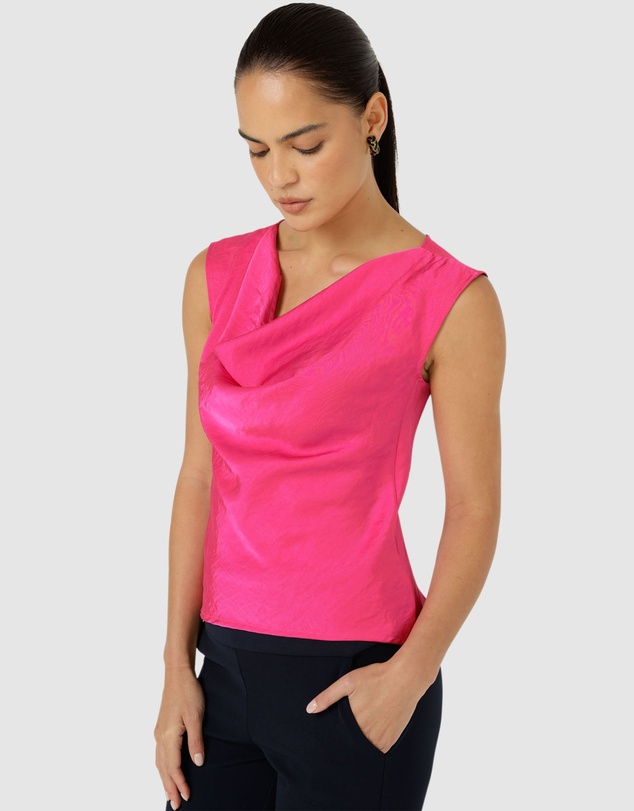 SACHA DRAKE - Luxe Cowl Bias Top