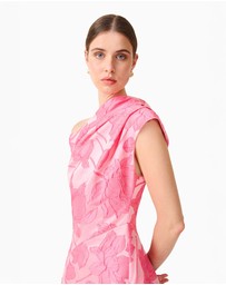 Elliatt - Dionne Asymmetrical Maxi Gown