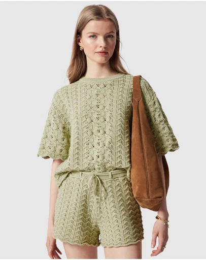 & Other Stories - Pointelle-Knit T-Shirt