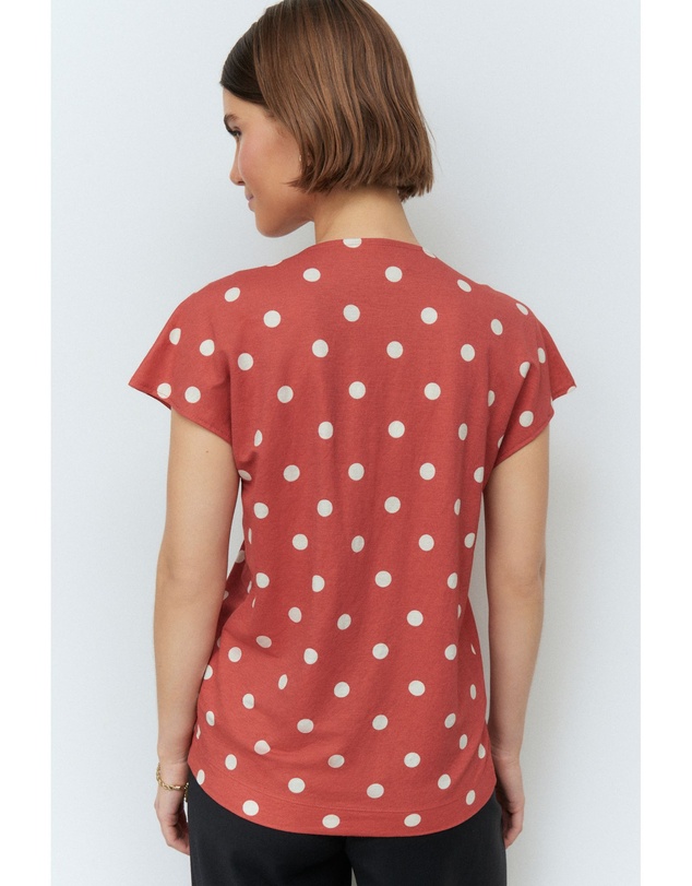 NEXT - Pintuck V-Neck Top