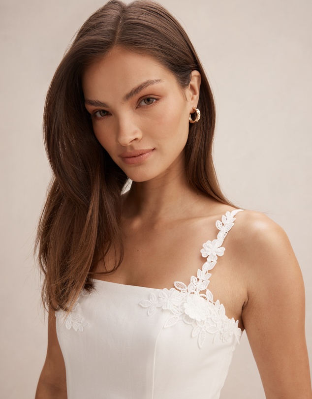 Forever New - Rosie Flower Applique Midi Dress