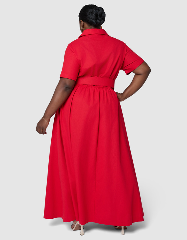 Something 4 Olivia - Gabrielle Linen Maxi Dress