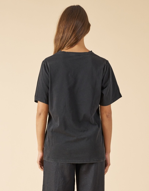 CAMIXA - Teesha Oversized Distressed Cotton T-Shirt