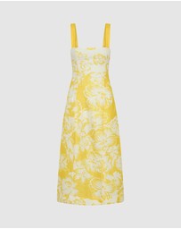KIVARI - Soraya Tie Back Midi Dress