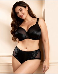 Nessa - Linda Wired Unlined Large Cup Bra with Mesh