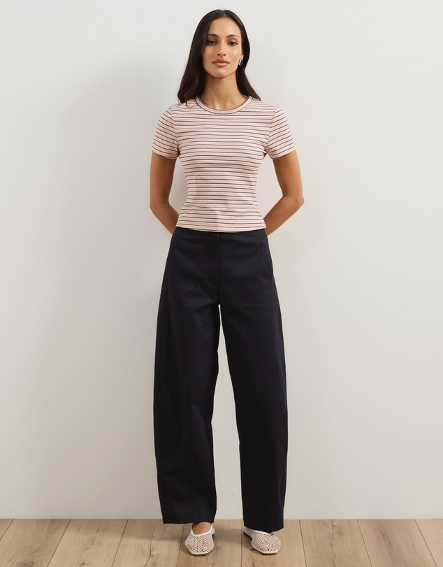 Atmos&Here - Layla Short Sleeve Stripe Tee