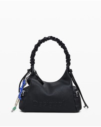 Desigual - Medium 3D logo bag with ruched handle