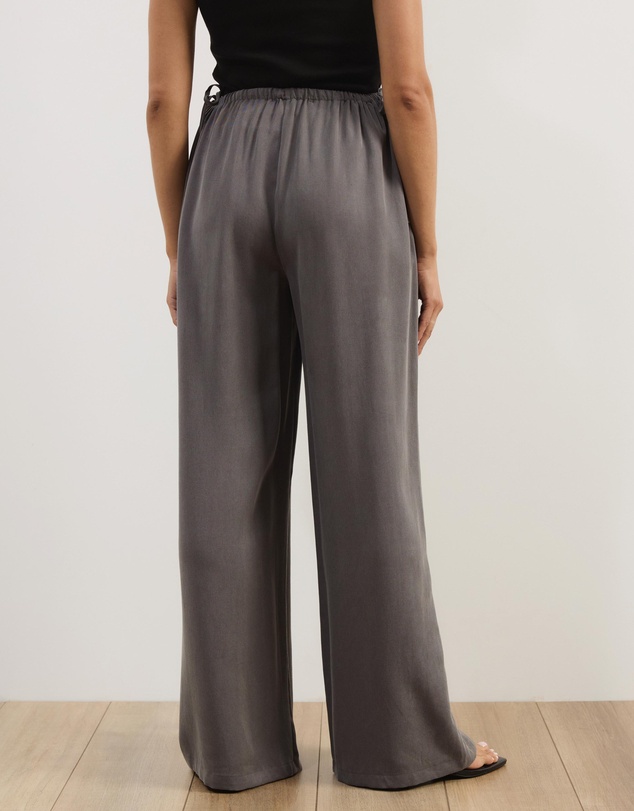 Atmos&Here - Viola Wide Leg Tie Detail Pants