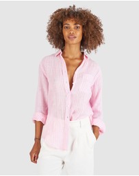 CAMIXA - Rina Striped Linen Shirt