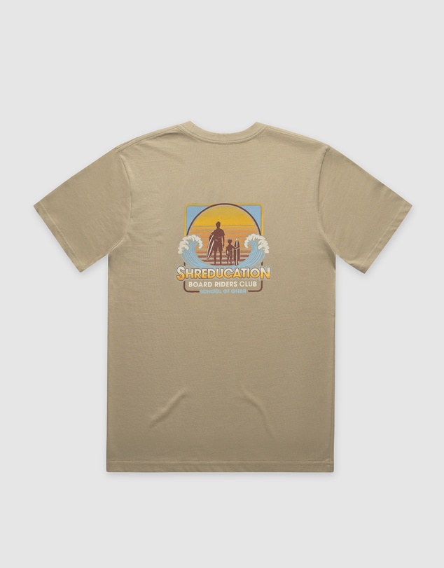 Banabae - Shreducation Adults Organic Cotton Tee - Tan