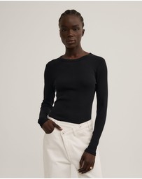 Witchery - Crew Rib Long Sleeve Top